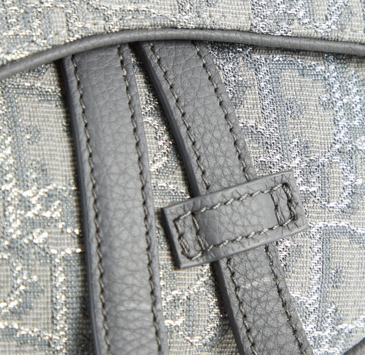 Dior Men Saddle Crossbody Bag – Grey